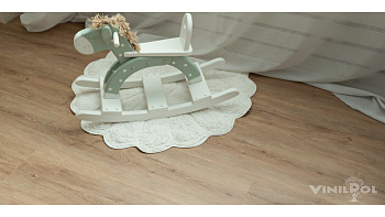 Кварцвиниловая плитка Vinilpol 7888-EIR Дуб Бари